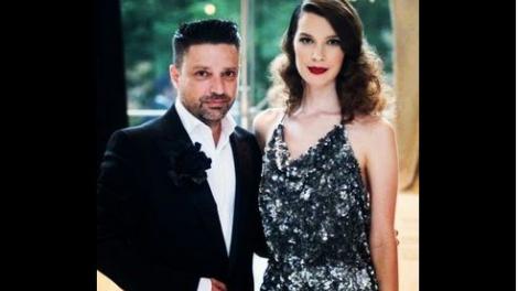 Aurelio Costarella and Grace Woodroofe posing together in the WA Museum foyer